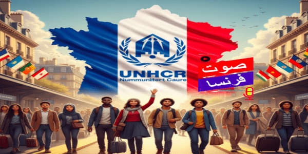 طرق الهجرة واللجوء لفرنسا عبر المفوضية (UNHCR)