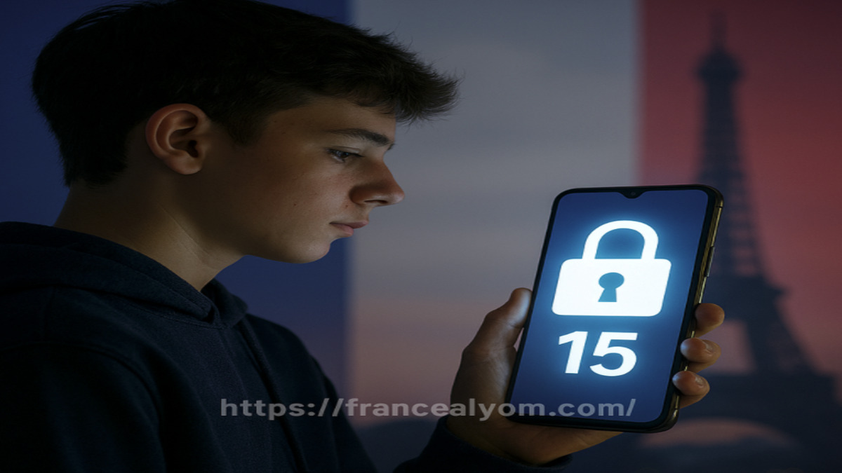قانون حظر السوشيال ميديا بفرنسا لمن هم دون سن 15 عاماً وحماية الأطفال رقمياً.