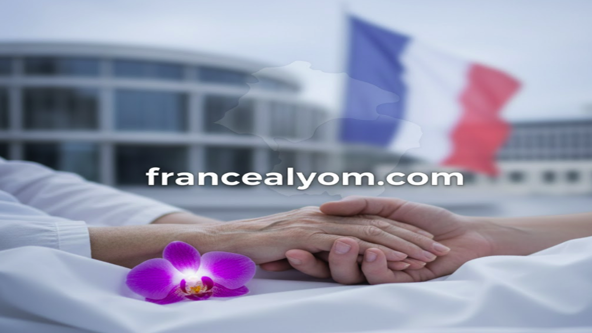 صورة رمزية تعبر عن الدعم والرعاية في سياق قانون المساعدة على إنهاء الحياة في فرنسا.