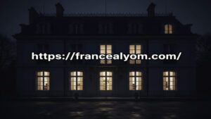 قصر فرنسي فخم وغامض، يعكس أجواء فضيحة جيفري إبستين والأسرار الخفية في فرنسا.