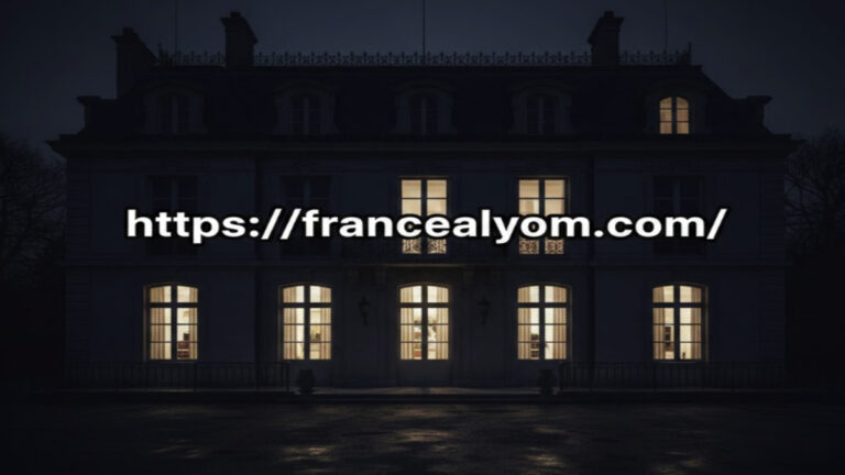 قصر فرنسي فخم وغامض، يعكس أجواء فضيحة جيفري إبستين والأسرار الخفية في فرنسا.