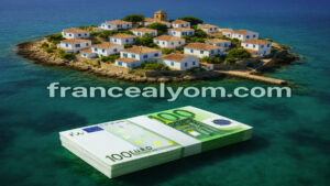 منحة مالية بقيمة 10 آلاف يورو للسكن في جزيرة فرنسية مع شعار francealyom.com