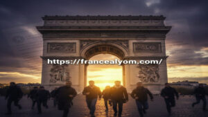 مهاجرون يركضون نحو قوس النصر في باريس، في سباق مع الزمن للحصول على الجنسية الفرنسية.