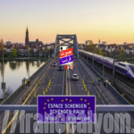 السفر فرنسا عبر الحدود المفتوحة مع ألمانيا بدون نقاط تفتيش.