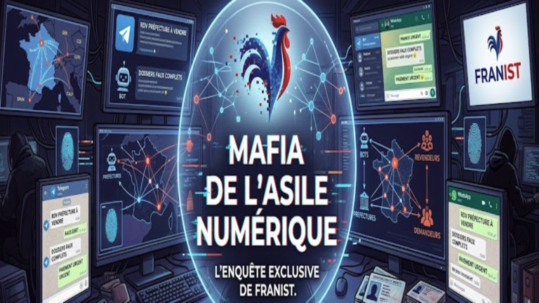 Enquête exclusive de Franist sur la mafia de l'asile numérique et la vente de rendez-vous en France