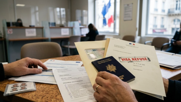 Refus de visa France : dossier de demande de visa rejeté