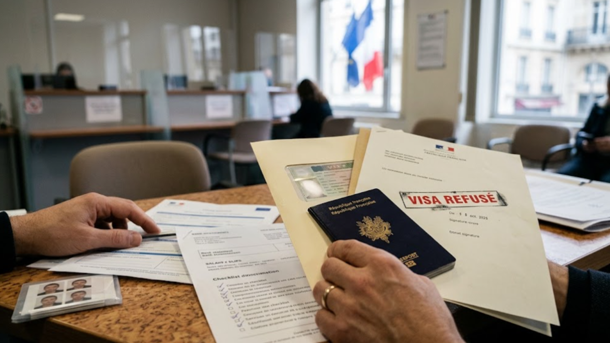 Refus de visa France : dossier de demande de visa rejeté