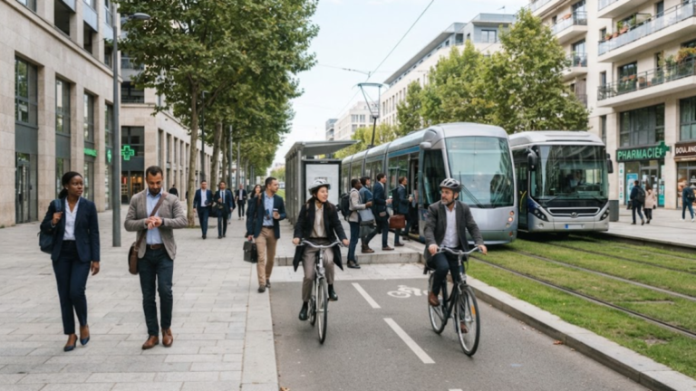 Villes françaises où trouver un emploi sans voiture