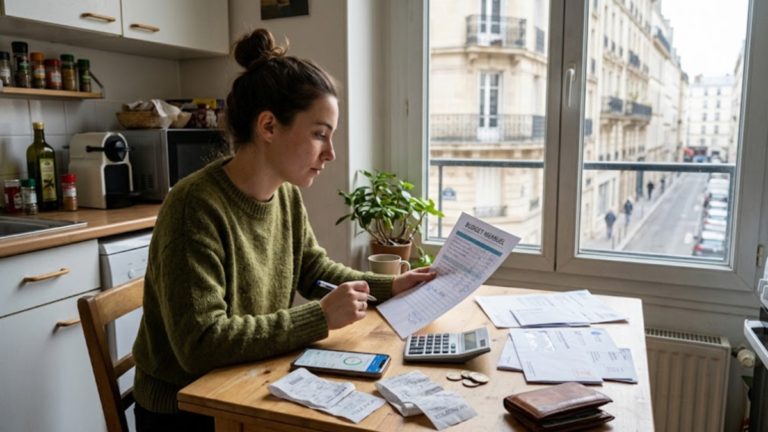 Budget mensuel en France pour vivre seul