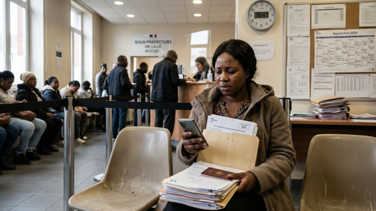 Retard de titre de séjour à la préfecture française