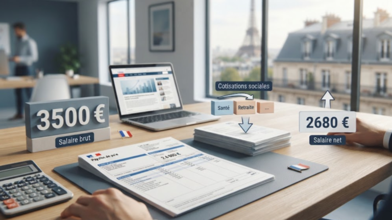 Salaire net en France : différence entre salaire brut et salaire net