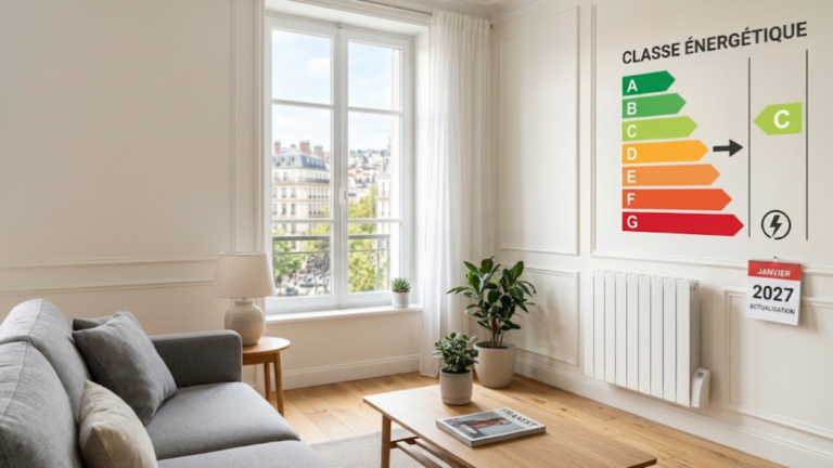 Logement chauffé à l’électricité illustrant l’évolution du classement DPE prévue en 2027.